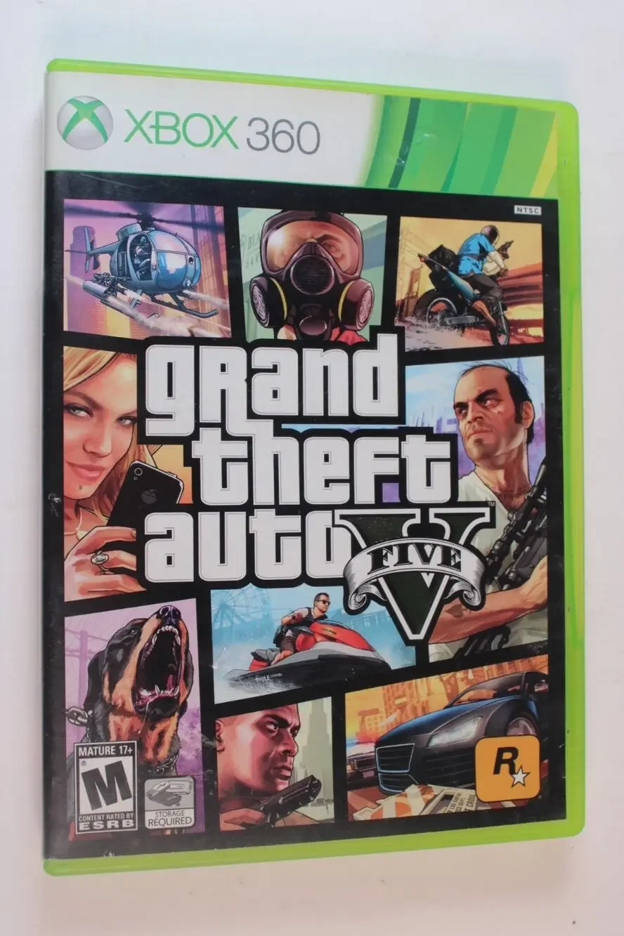 Grand Theft Auto V 5 Five (2013, XBox 360, 2-Disc Set) Authentic Complete W/ Map